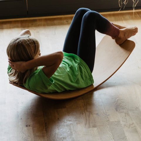 Image of TICTOYS - das.BRETT Balance Board (ohne/mit Korkriemen)