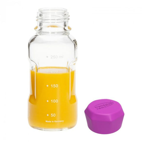 Image of TRENDGLAS JENA Glasflasche (250ml) / Diverse Farben