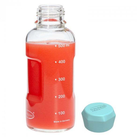 TRENDGLAS JENA Glasflasche BLUE OCEAN / 500ml (Diverse Farben)