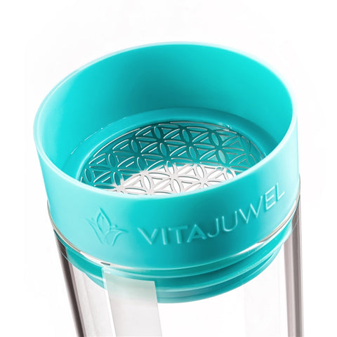 Image of NEU! VITA JUWEL Karaffe SANA (750ml) Ocean Blue / FLOW