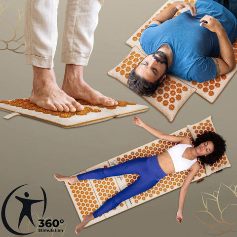 Image of GLANZSTÜCK Berlin® Akupressurmatten-Set SPITZEN EDITION