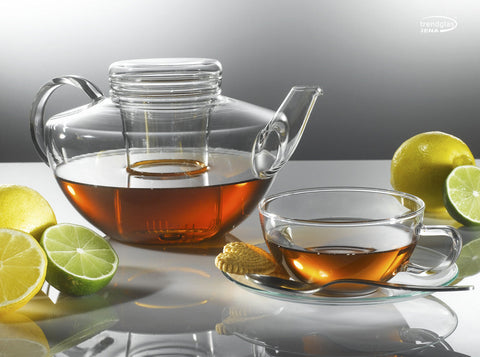 Image of TRENDGLAS JENA Teekanne OPUS 1,2L (Glas/Edelstahl)