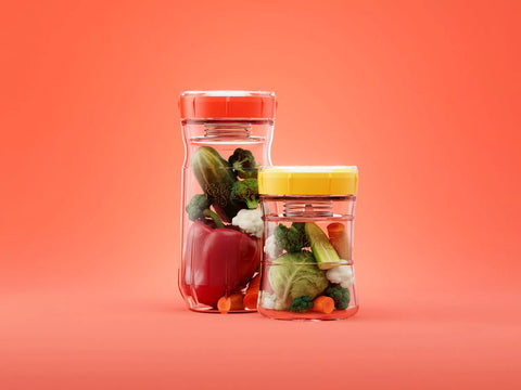 Image of KEFIRKO DIY Glas Veggie (1.4L) / ROT