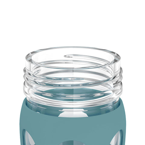 Image of LIFEFACTORY Glass Bottle 650ml / AQUA TEAL