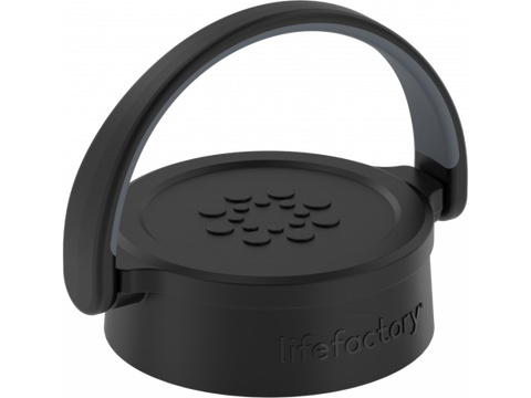 Image of LIFEFACTORY Glass Bottles / Diverse Ersatzdeckel (Schwarz)