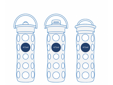 Image of LIFEFACTORY Glasflaschen (ohne Hülle & Deckel)