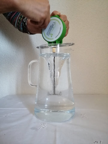 Image of CELLAVITA Wirbler + JENA TRENDGLAS Saftkrug (2,5l) Set