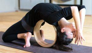 Image of YOWHEE® Yogarad "Tree" (natur/geölt)