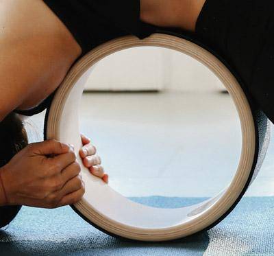 Image of YOWHEE® Yogarad "Tree" (natur/geölt)