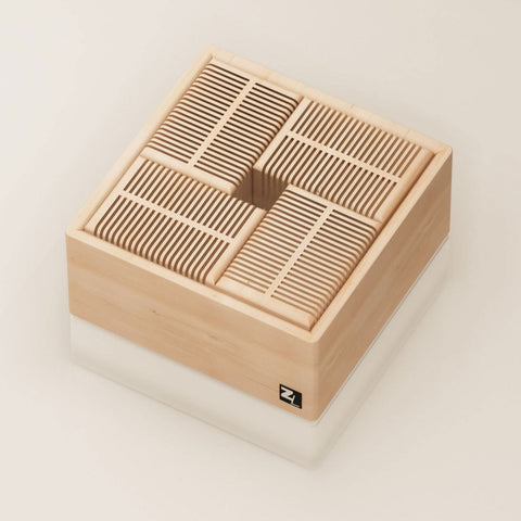 Image of ZIRBENLÜFTER® Luftreiniger CUBE ll (40m2) + Gratis Zirbenöl (10ml)