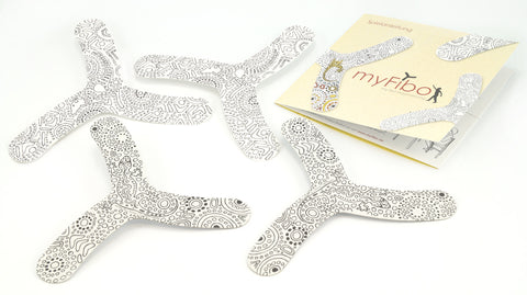 Image of TICTOYS - MY FIBO Indoor Bumerang Set (4er)