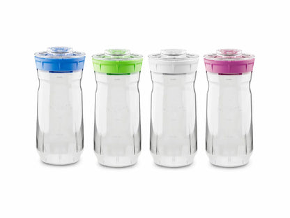 KEFIRKO DIY Wasserkefir Glas-Set 1.4L (Diverse Farben)