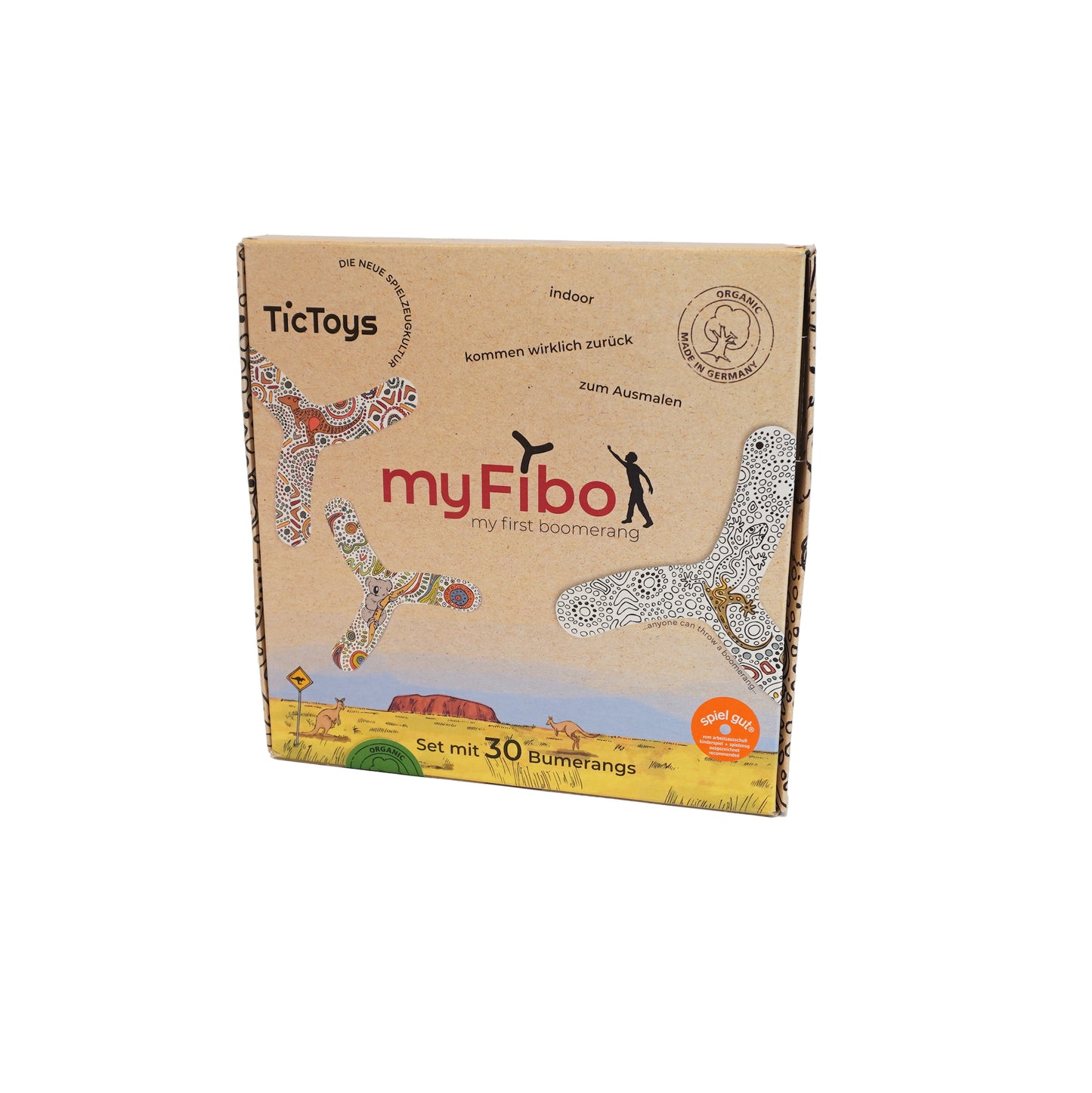 TICTOYS - MY FIBO Indoor Bumerang Gruppen-Set (30 Stk)