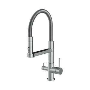 STATEMENT  3-Wege Armatur mit Brause (Edelstahl)