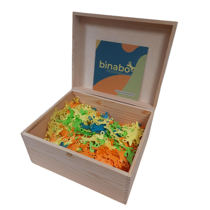 TICTOYS - BINABO Konstruktionsspiel in Holzbox (1000 Stk)