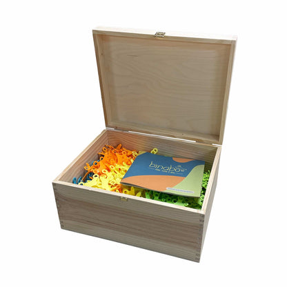 TICTOYS - BINABO Konstruktionsspiel in Holzbox (1000 Stk)