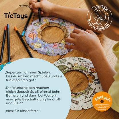 TICTOYS - MY ROODI Indoor Wurfscheiben Gruppen-Set (30er)
