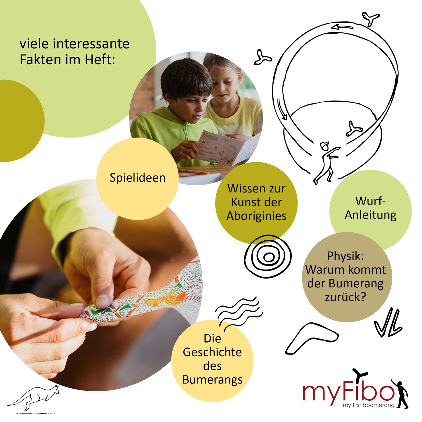 TICTOYS - MY FIBO Indoor Bumerang Gruppen-Set (30 Stk)