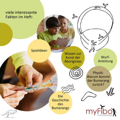 TICTOYS - MY FIBO Indoor Bumerang Gruppen-Set (30 Stk)