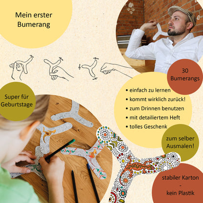 TICTOYS - MY FIBO Indoor Bumerang Gruppen-Set (30 Stk)