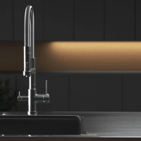 Image of STATEMENT  3-Wege Armatur mit Brause (Edelstahl)