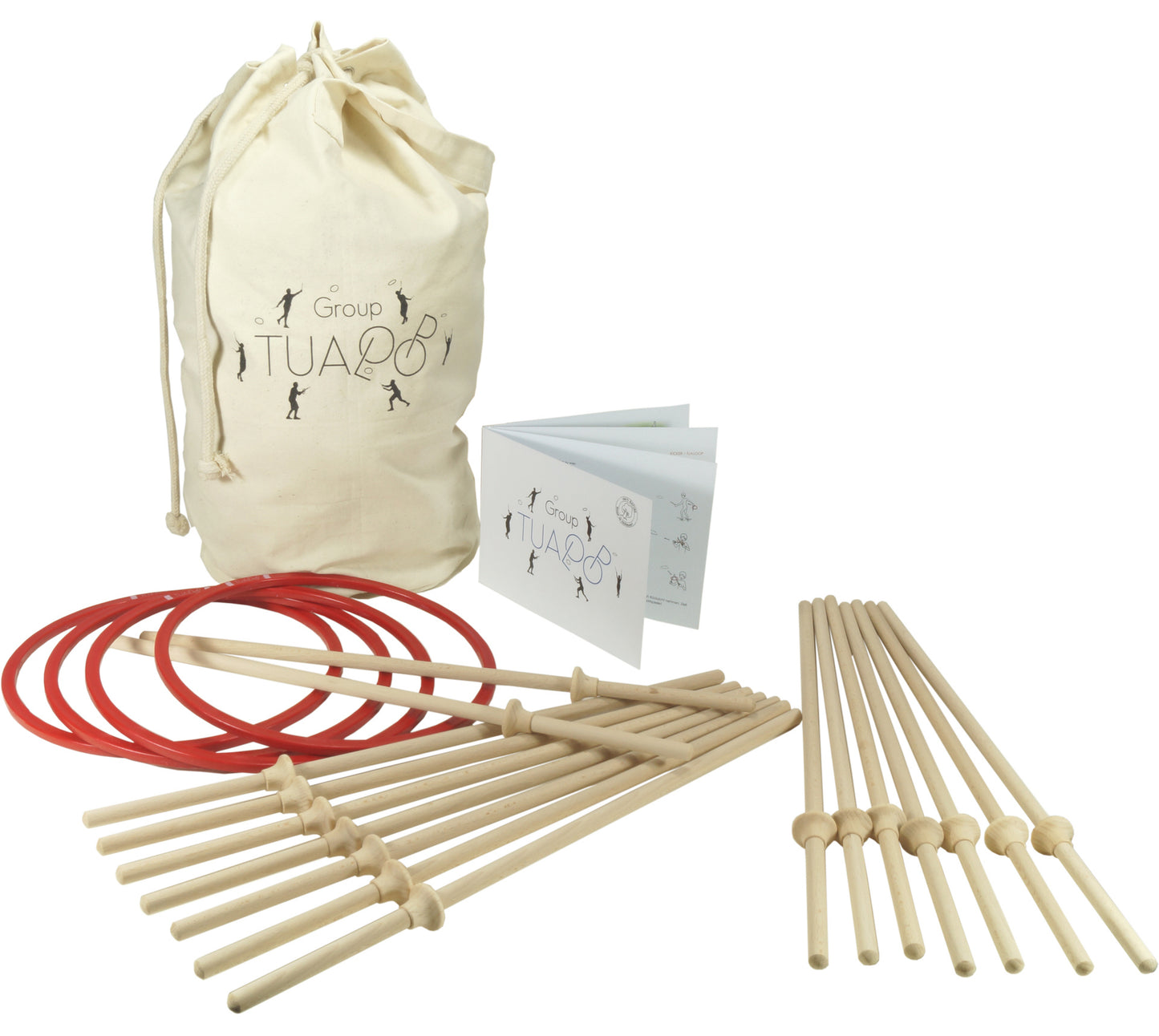 TICTOYS - TUALOOP Outdoor-Wurfspiel (8er Gruppen-Set)