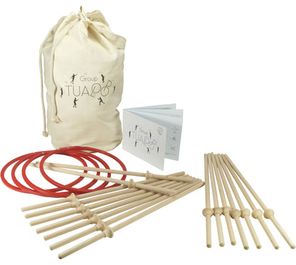 TICTOYS - TUALOOP Outdoor-Wurfspiel (8er Gruppen-Set)