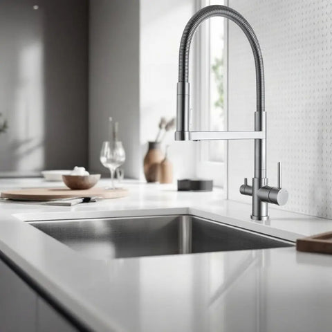 Image of STATEMENT  3-Wege Armatur mit Brause (Edelstahl)