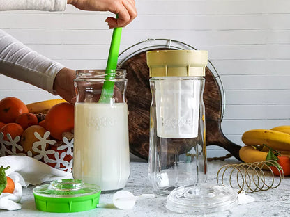 KEFIRKO DIY Cheese Maker + Kefir KIT (2x1.4L) inkl. Zutaten