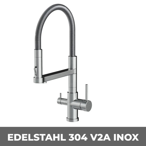 Image of STATEMENT  3-Wege Armatur mit Brause (Edelstahl)