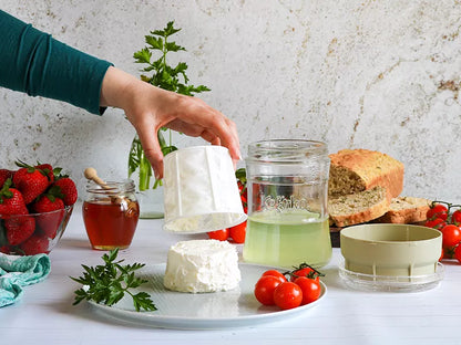 KEFIRKO DIY Cheese Maker + Kefir KIT (2x9dl) inkl. Zutaten