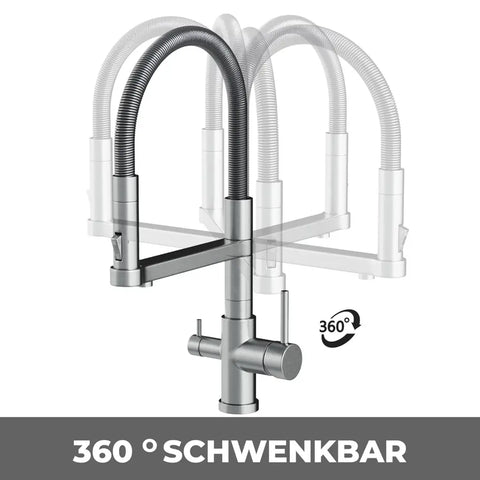 Image of STATEMENT  3-Wege Armatur mit Brause (Edelstahl)