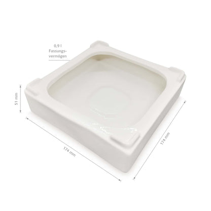 ZIRBENLÜFTER® CUBE II Keramik-Verdunsterschale (9dl)