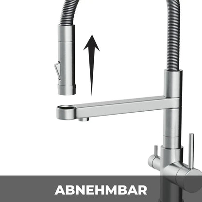 STATEMENT  3-Wege Armatur mit Brause (Edelstahl)
