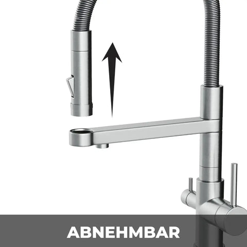 Image of STATEMENT  3-Wege Armatur mit Brause (Edelstahl)
