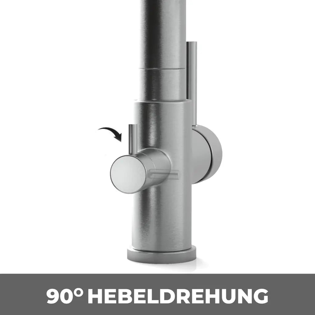 STATEMENT  3-Wege Armatur mit Brause (Edelstahl)