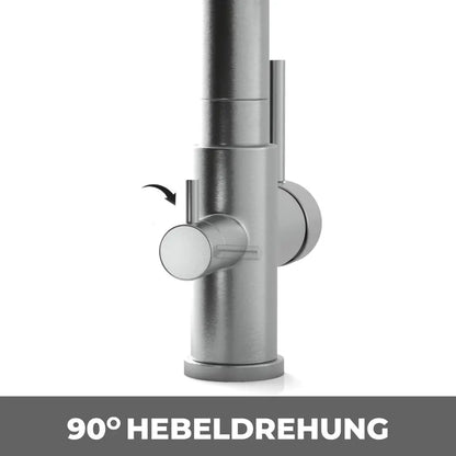 STATEMENT  3-Wege Armatur mit Brause (Edelstahl)