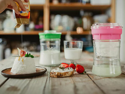 KEFIRKO DIY Cheese Maker + Kefir DUO (2x9dl) / Diverse Farben