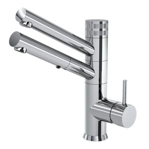 CUCINA 3-Wege-Wasserhahn mit Brause (Chrom)