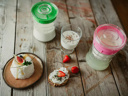 KEFIRKO DIY Cheese Maker + Kefir DUO (2x9dl) / Diverse Farben