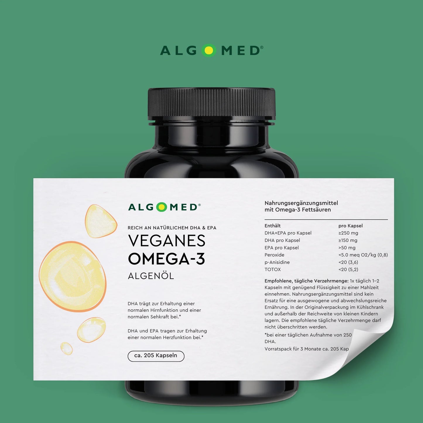 ALGOMED® Veganes Omega-3 Algenöl
