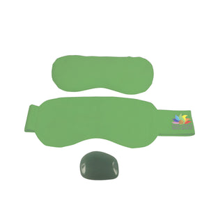 EDELSTEIN BALANCE® Augenkissen GRÜN / ANTI-STRESS