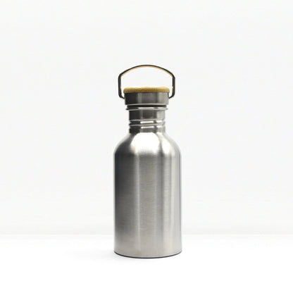 BAMBAW® Edelstahl Wasserflaschen (750ml/500ml)