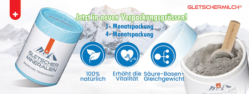 NEU! GLETSCHERMILCH® Gletschermineralien (200g) / 4-Monate