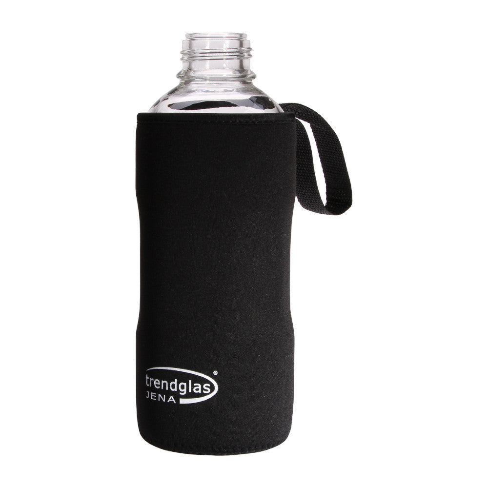 TRENDGLAS JENA Glasflaschen-Schutzhülle (Diverse Grössen) BLACK