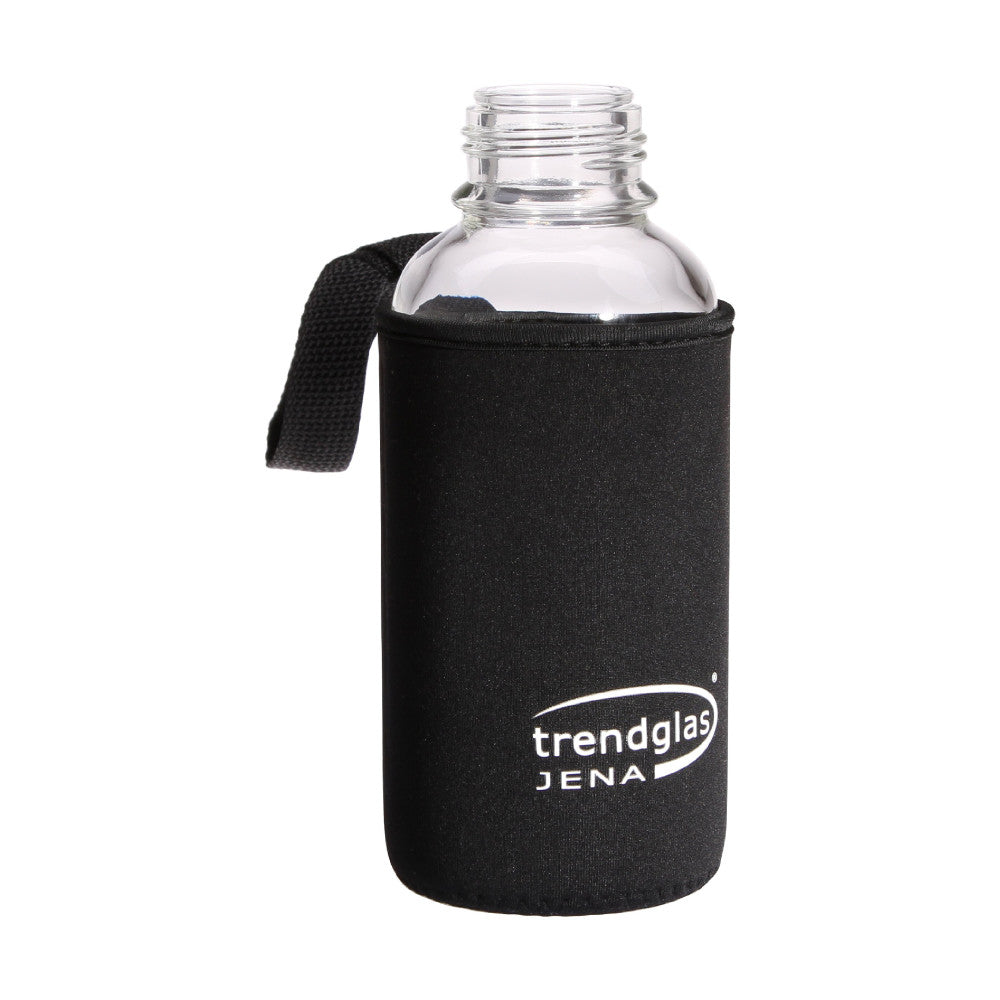 TRENDGLAS JENA Glasflaschen-Schutzhülle (Diverse Grössen) BLACK
