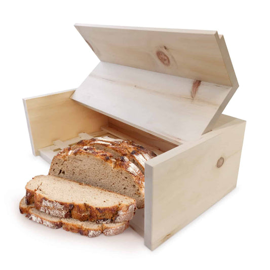 ZIRBENFAMILIE Zirbenholz-Brotkasten (inkl. Einlegegitter)