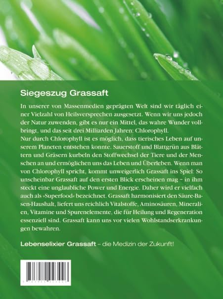 BUCH Grassaft - Das grüne Lebenselixier