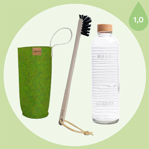 Image of CARRY Bottle Bundles (Diverse Farben) WATER IS LIFE
