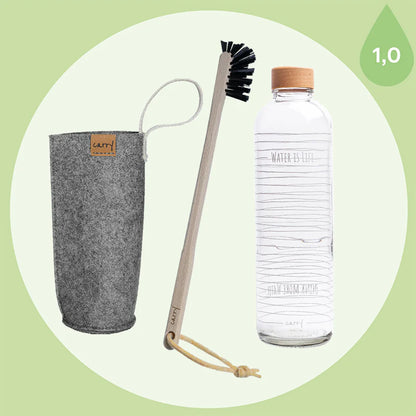 CARRY Bottle Bundles (Diverse Farben) WATER IS LIFE